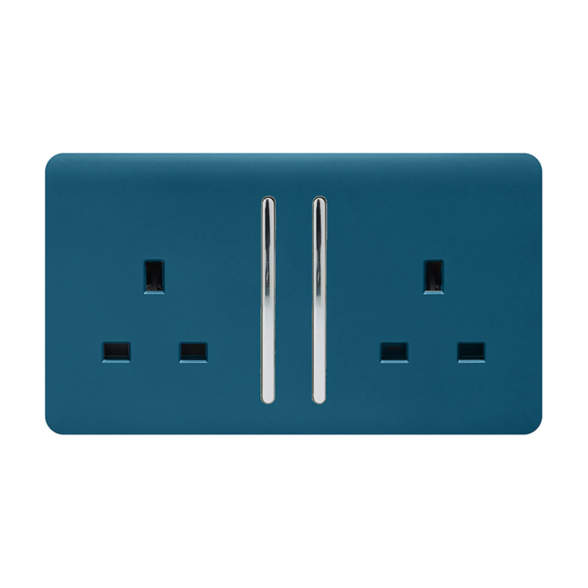 ART-SKT213LMD  2 Gang 13Amp Long Switched Double Socket Midnight Blue